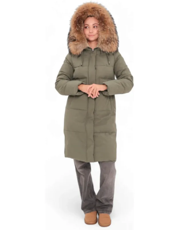 Fur Trim Bio-down Fill Coat
