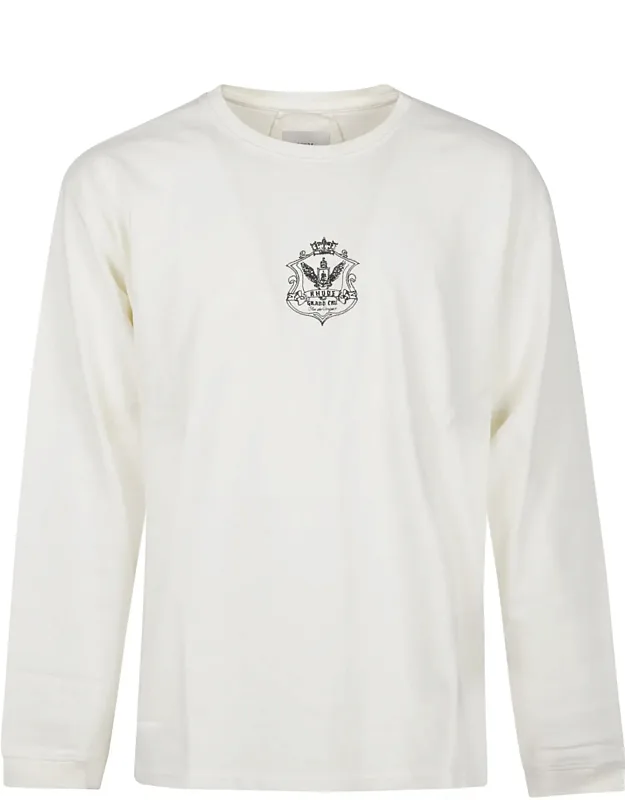Grand Cru Crest Long Sleeve Cotton T-shirt