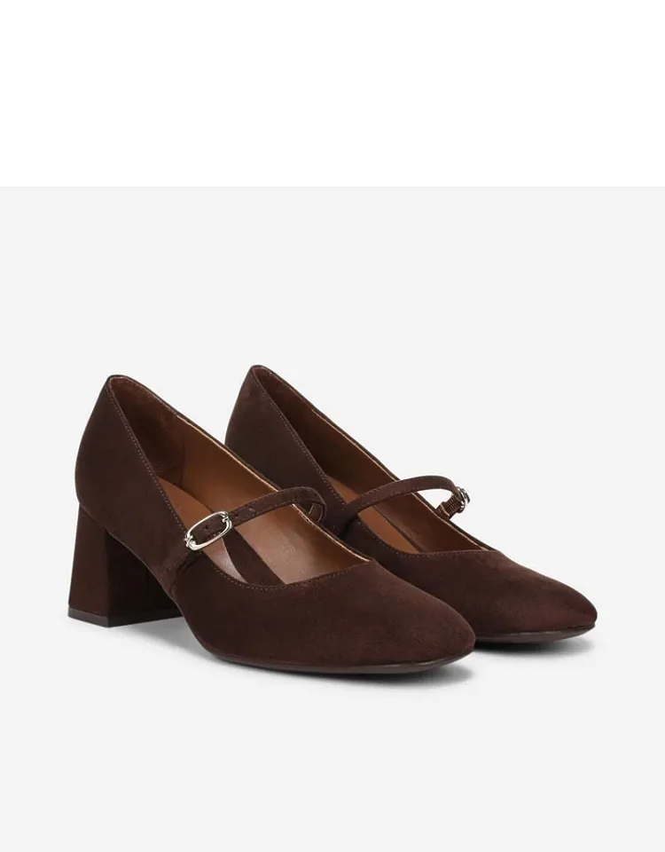 Dancing Mary Jane Shoes, Classic Pumps, Block Heels