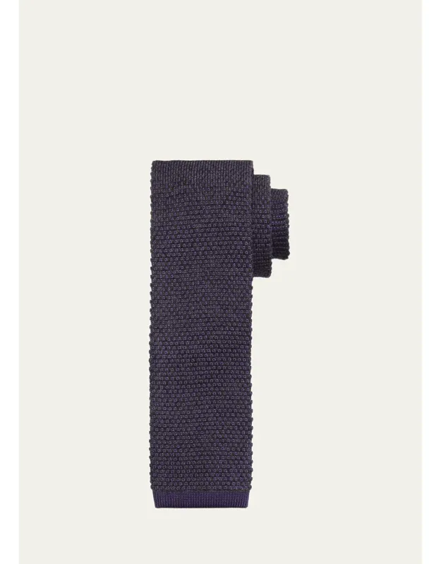 Micro Motif Silk Tie