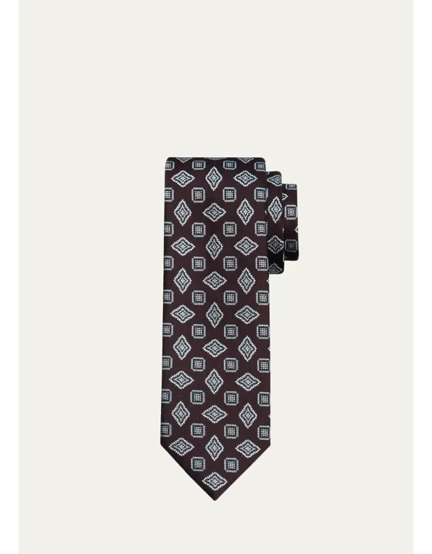 Medallion Silk Tie