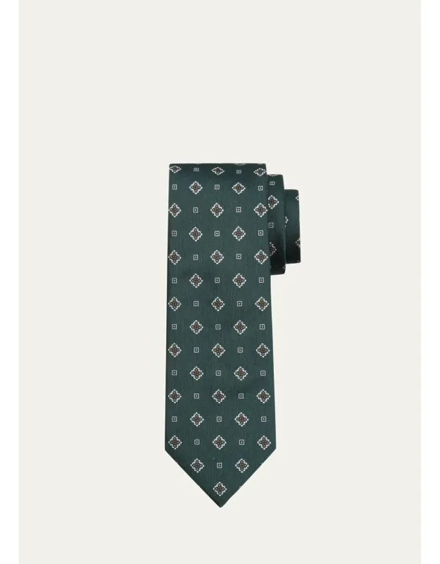 Medallion Silk Tie