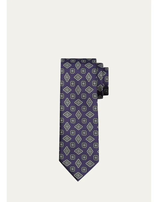 Medallion Silk Tie
