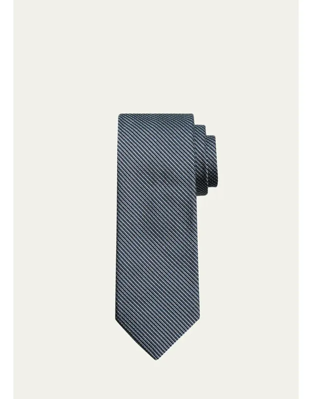 Micro-jacquard Silk Tie