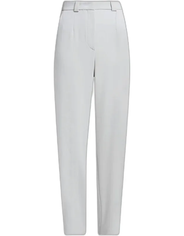 Viscose Stretch Straight-leg Trousers