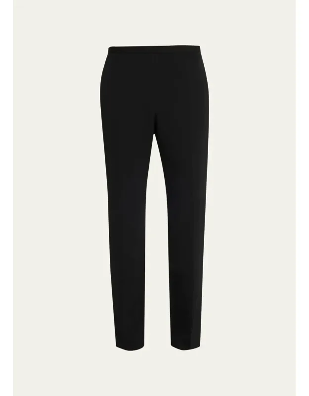 Wool Slim-leg Pants