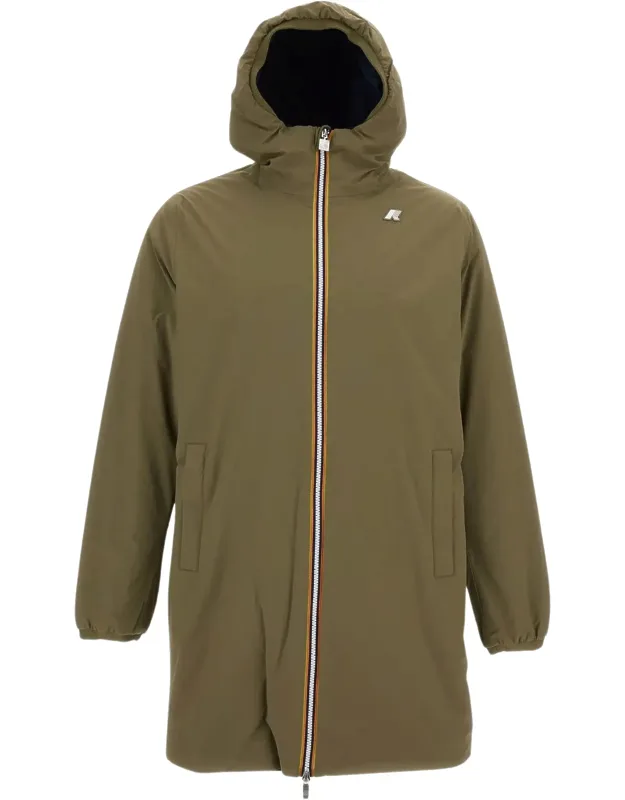 Warm Double Reversible Hooded Jacket