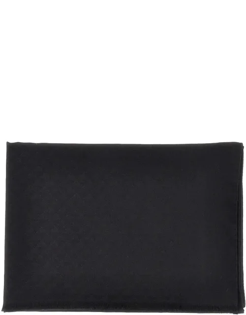 Jacquard Wool And Silk Scarf
