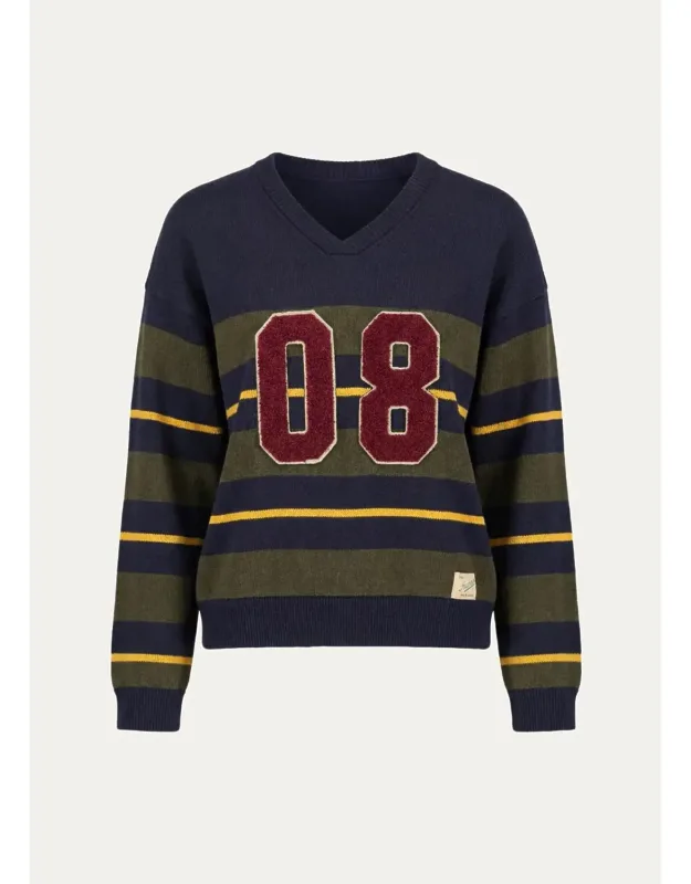 Striped Varsity Sweater