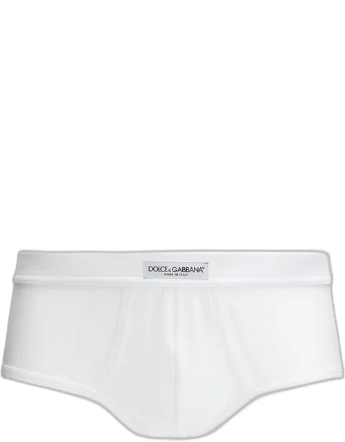 Cotton Logo Patch Briefs