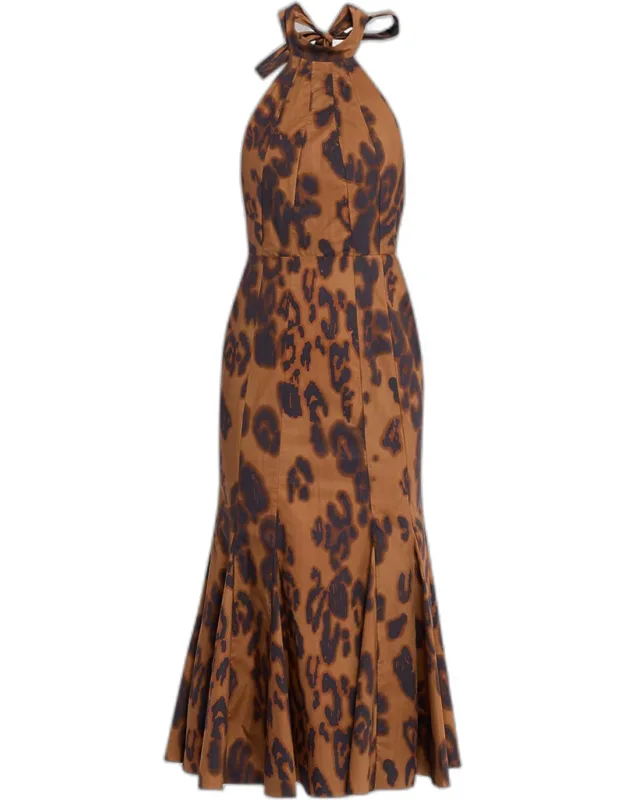 Leopard Midi Dress