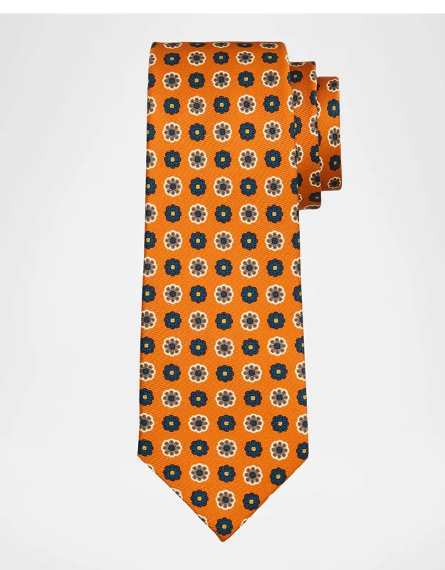 Silk Floral 7-fold Tie