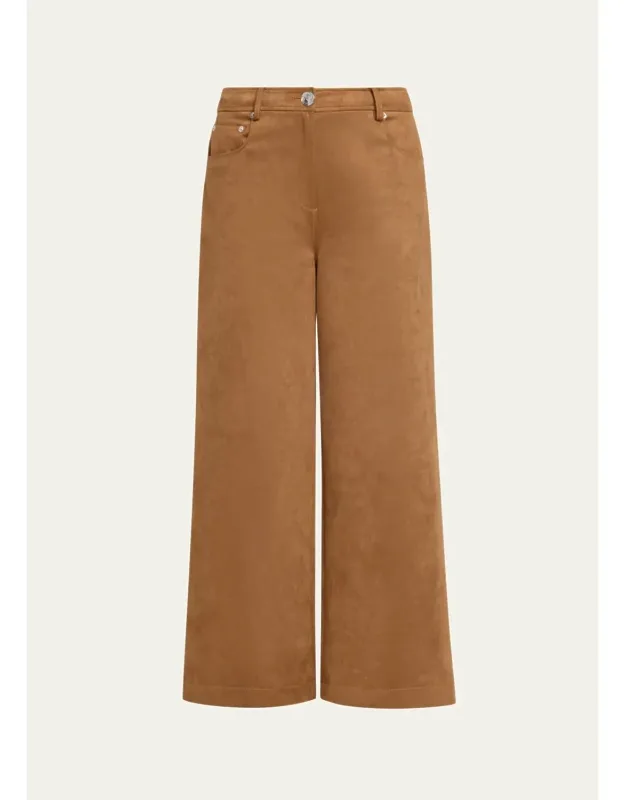 Cropped Wide-leg Weekend Pants