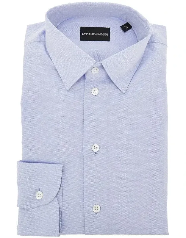Micro-textured Cotton Shirt