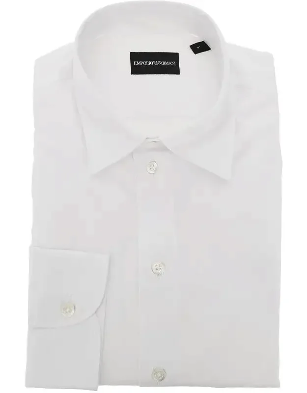 Micro-textured Cotton Shirt