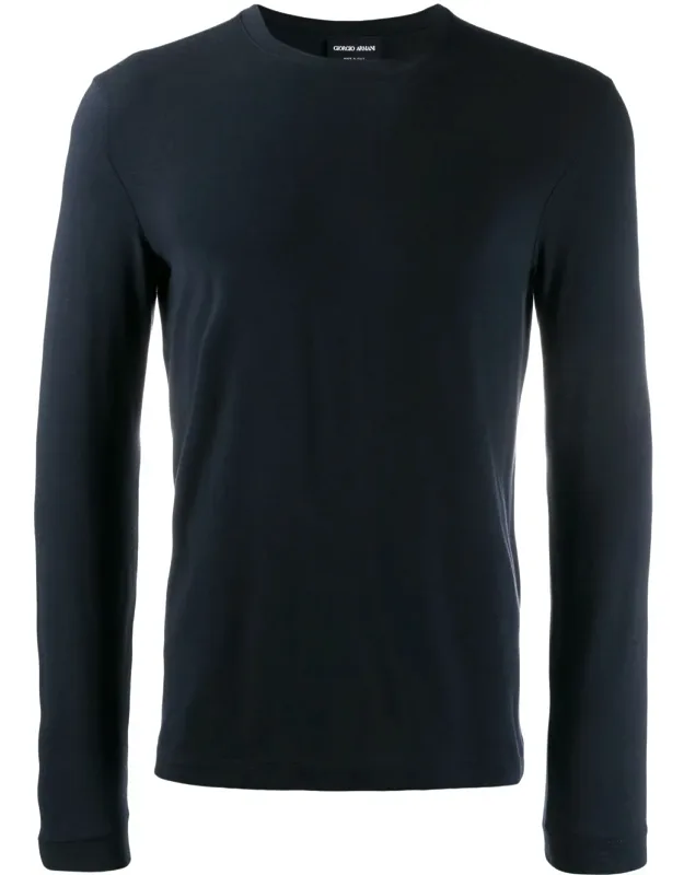 Long-sleeve Viscose-blend T-shirt