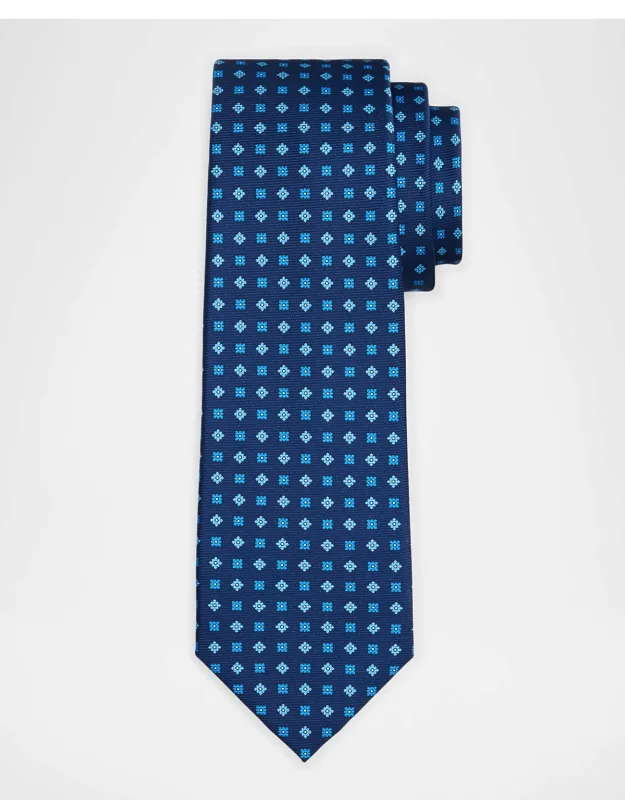 Silk Micro-geometric 7-fold Tie