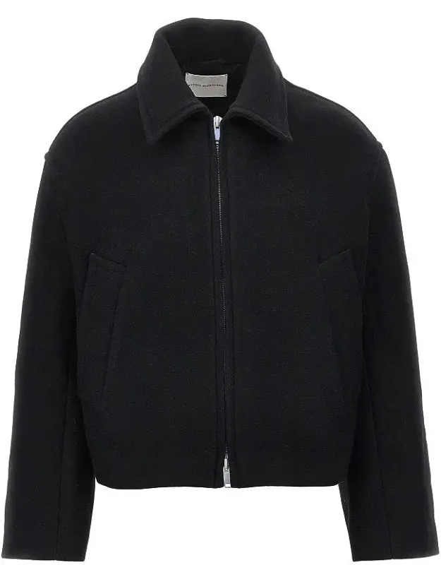 Double Zip-up Short Coat