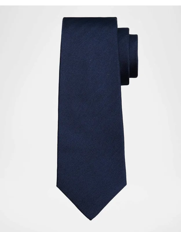 Silk Herringbone 7-fold Tie