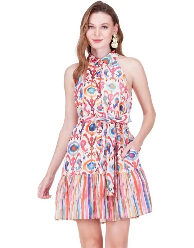 Contrast Hem Dress