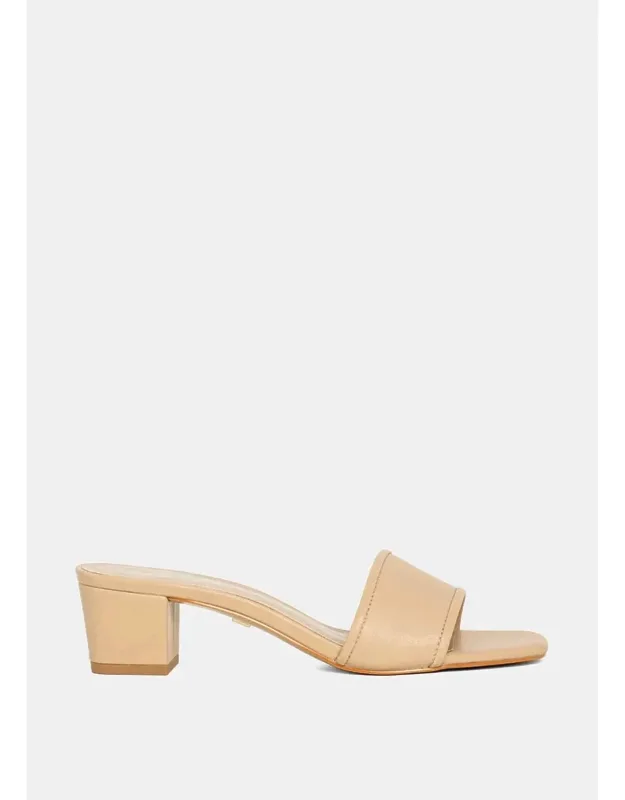 Finley Heeled Slide Sandals