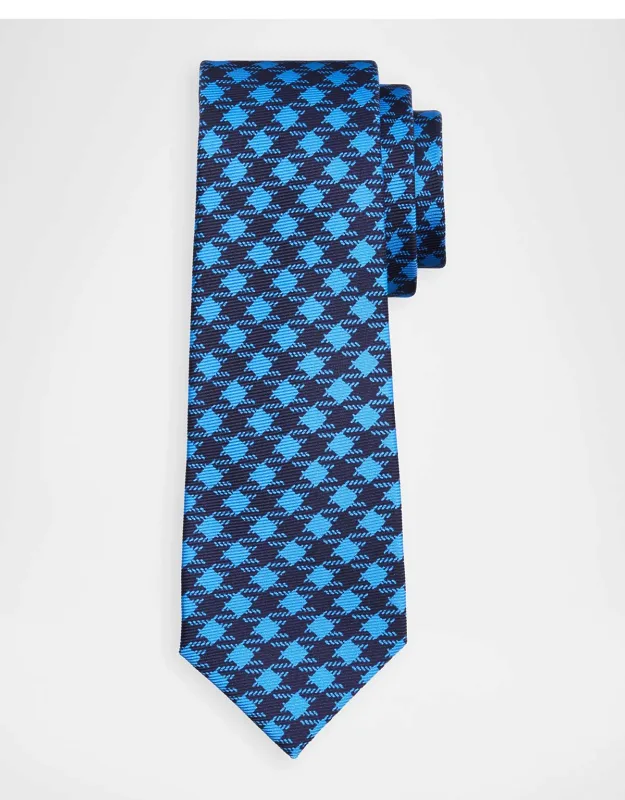 Silk Gingham 7-fold Tie