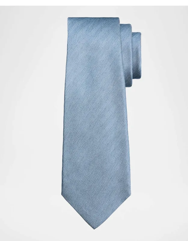 Silk Herringbone 7-fold Tie
