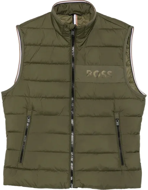 Quilted Logo-print Gilet