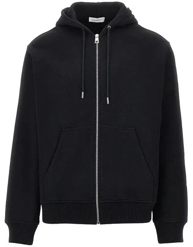 Photographic Negative Print Full-zip Hoodie