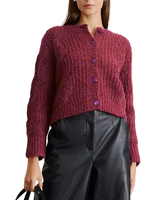 Hale Alpaca & Wool-blend Cardigan