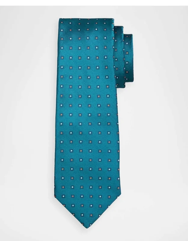 Silk Micro-geometric 7-fold Tie