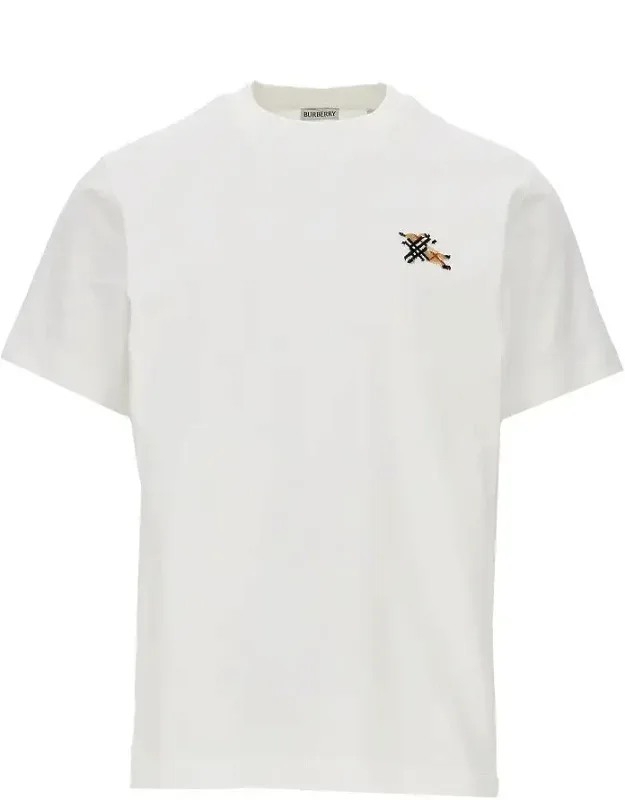 Flocked Ekd Motif T-shirt