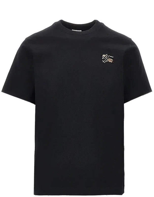 Flocked Ekd Motif T-shirt