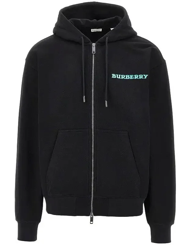 Heritage Logo Print Full-zip Hoodie