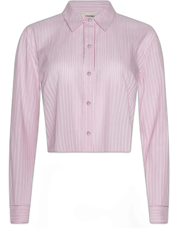 Cosette Stripe Cropped Shirt