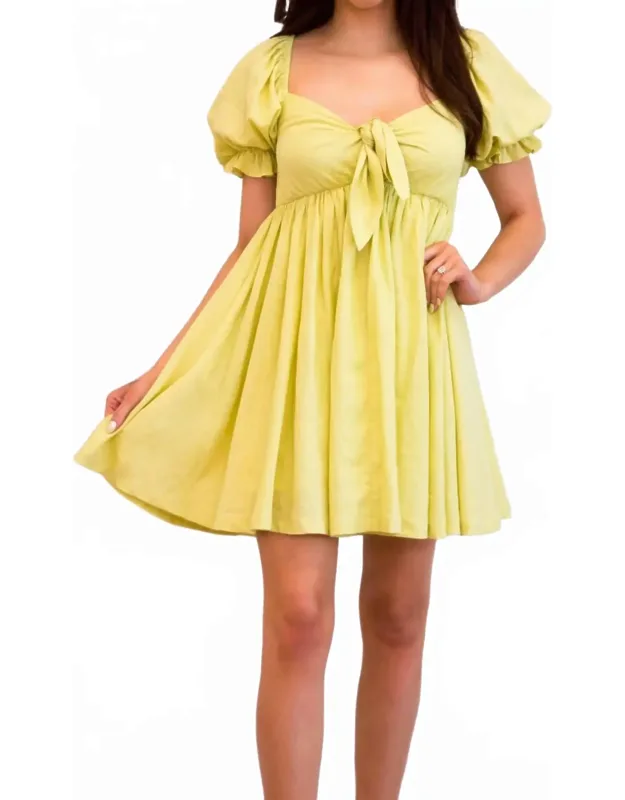 Bow Babydoll Dress
