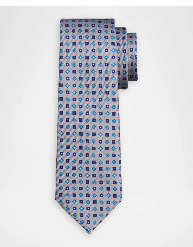 Micro-geometric Silk 7-fold Tie