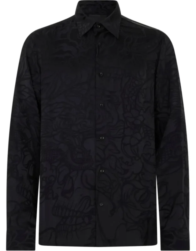 Loose Fit Silk Shirt