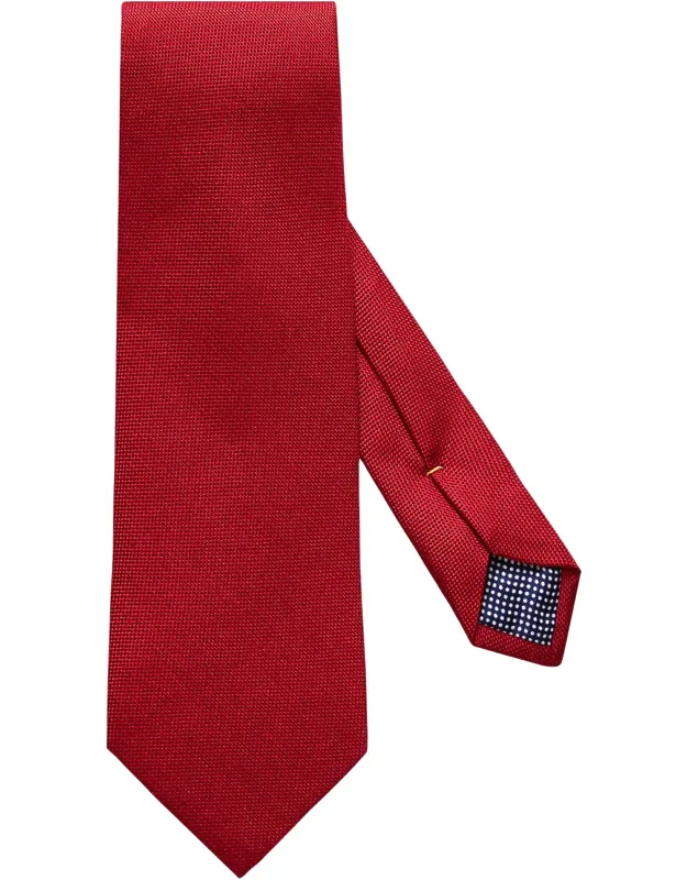 Textured Solid Silk Tie