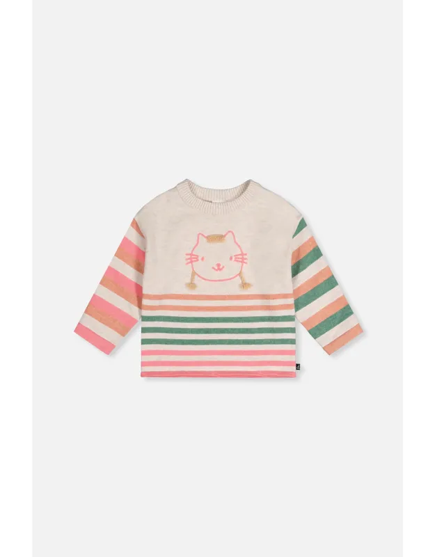 Knitted Stripe Sweater