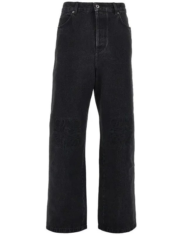 Anagram Baggy Denim Jeans