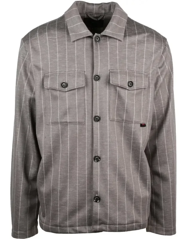 Pinstripe Knit Shirt