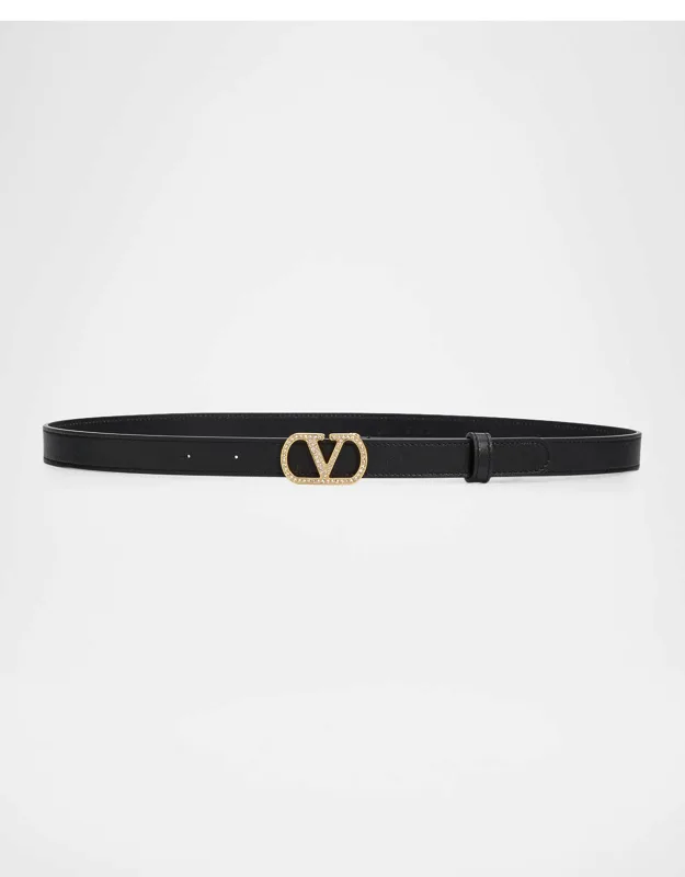 Vlogo Signature Belt With Swarovski® Crystals