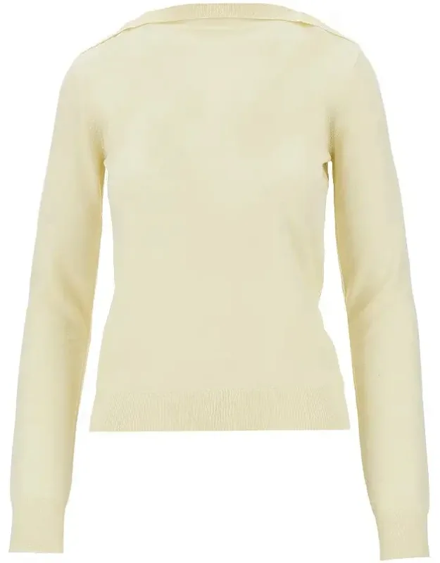 Merino Wool Boat-neck Sweater