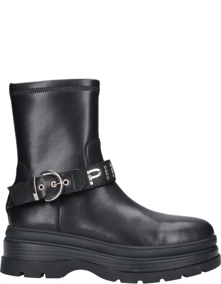 Eva 01 Buckle Leather Boots