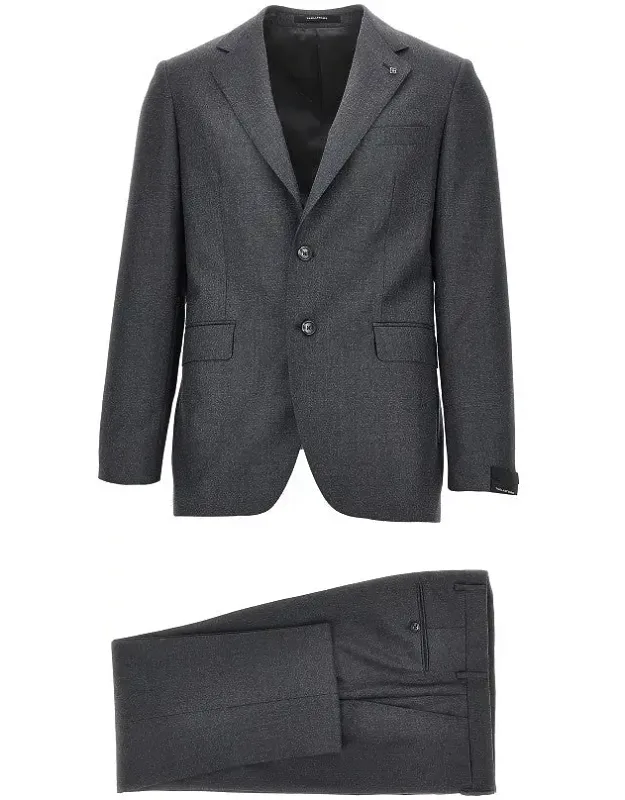 Virgin Wool Two-piece Tailored Suit