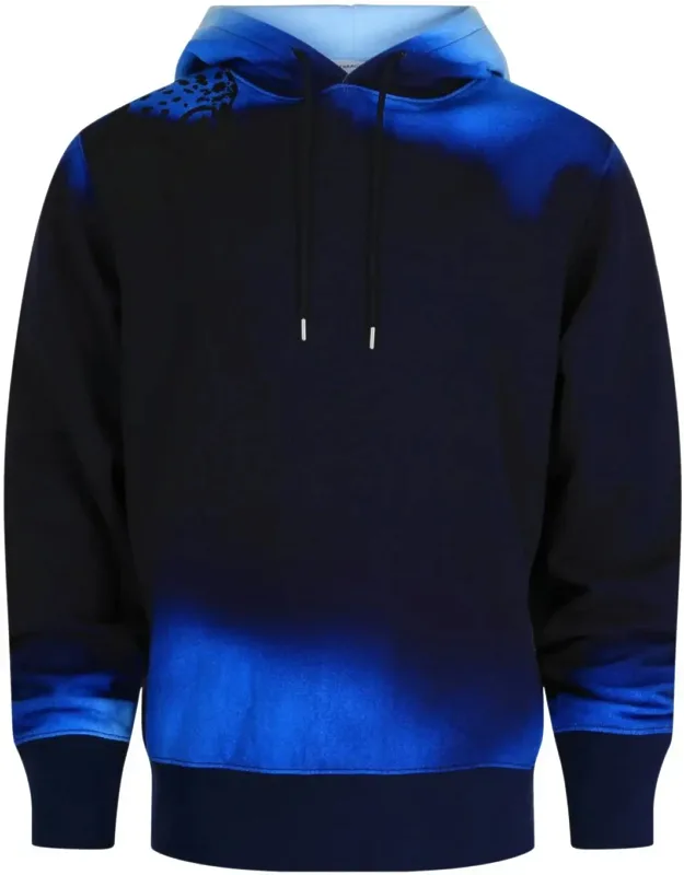 Ombre Leopard Print Hoodie