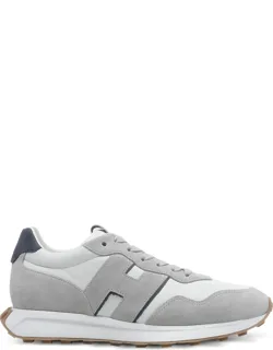 Logo-patch Leather Sneakers