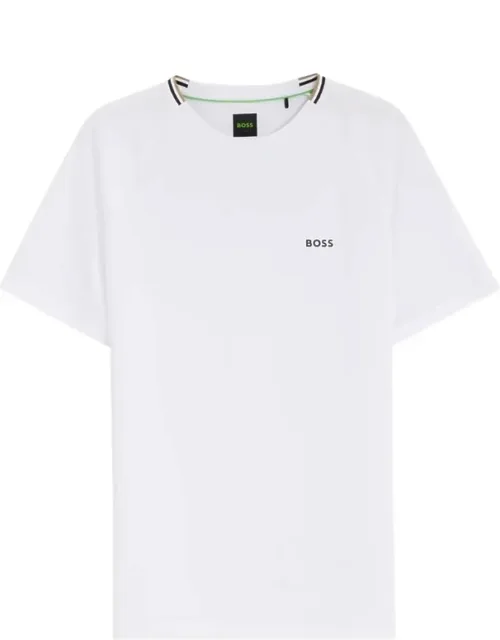 Active Moisture-wicking T-shirt With Tennis-ball Embossing