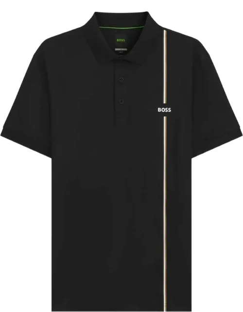 Active Quick-dry Polo Shirt With Signature Stripe
